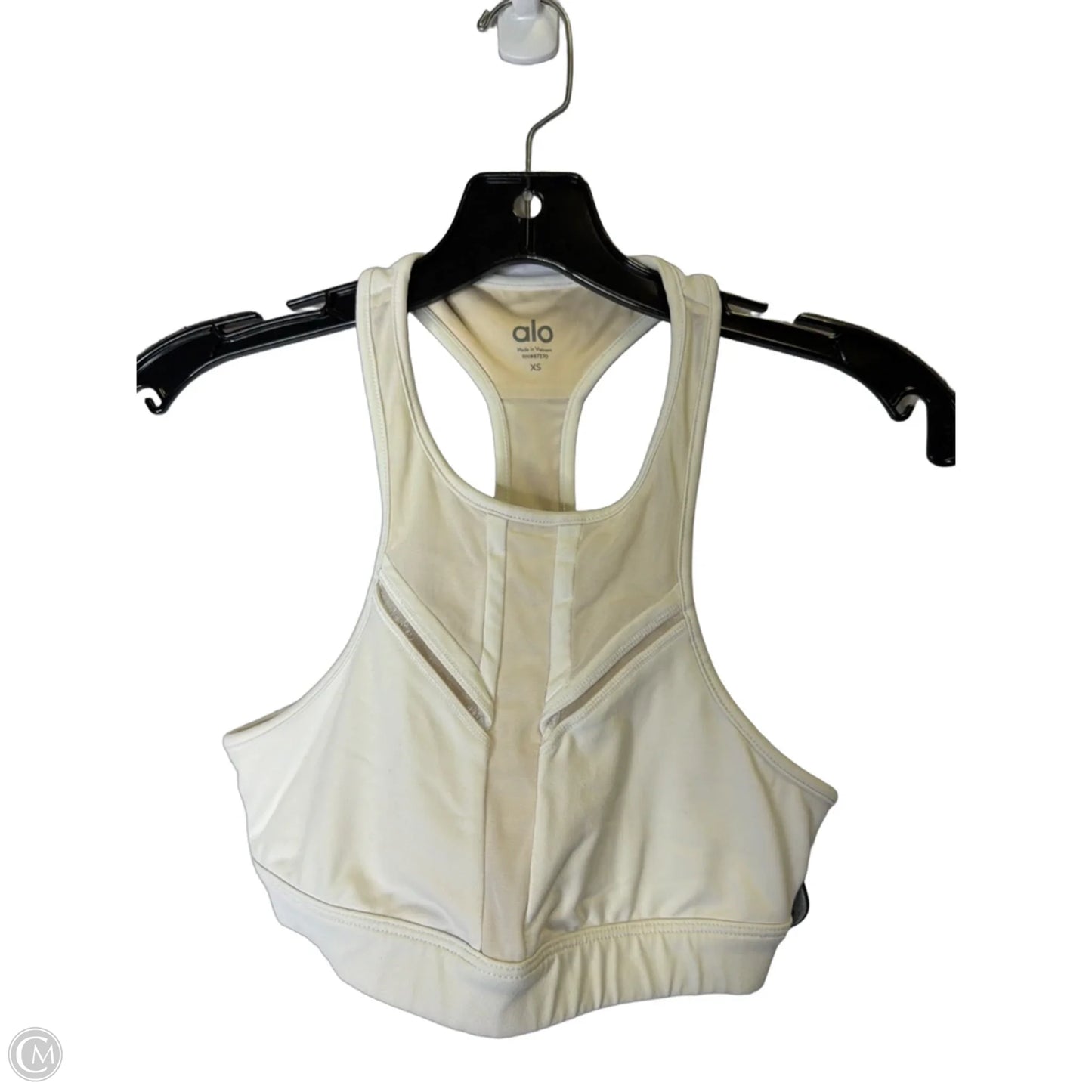 Athletic Bra By Alo In White, Size: Xs