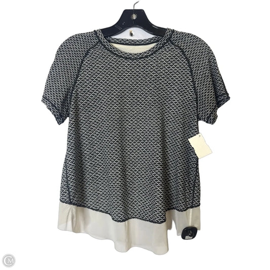 Athletic Top Short Sleeve By Lululemon In Black, Size: S