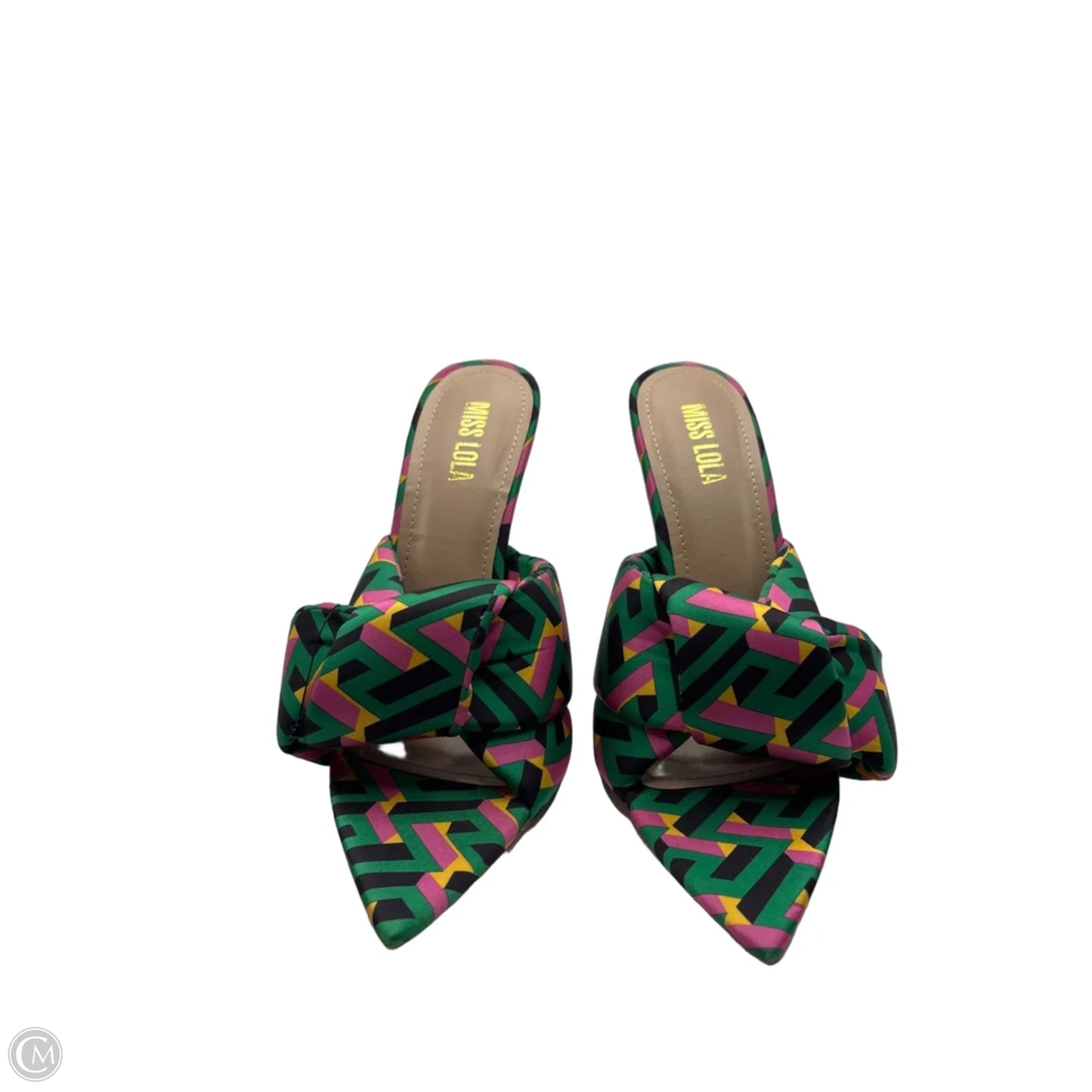 Shoes Heels Stiletto By Clothes Mentor In Green & Pink, Size: 7