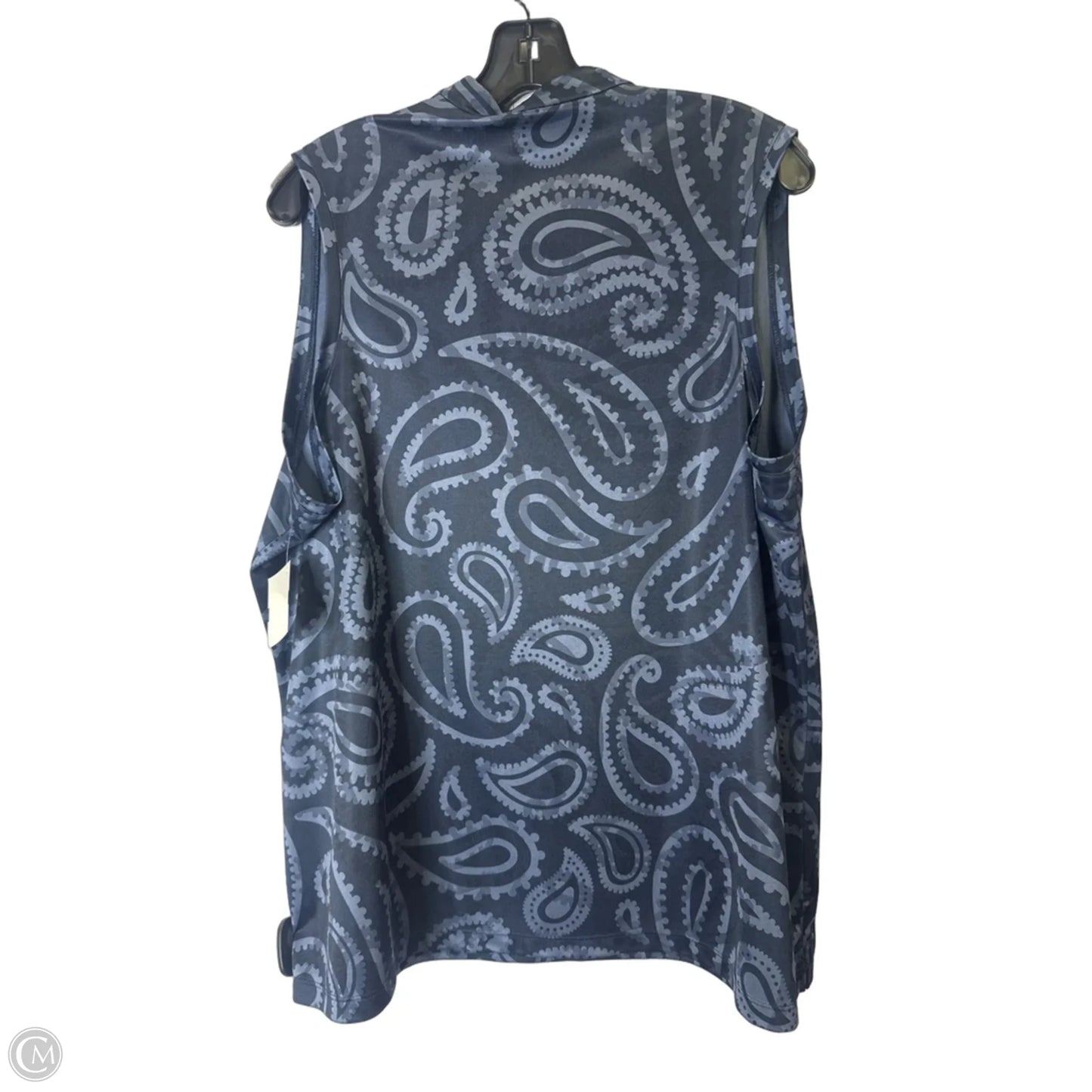Athletic Tank Top By Nike Apparel In Blue, Size: Xxl
