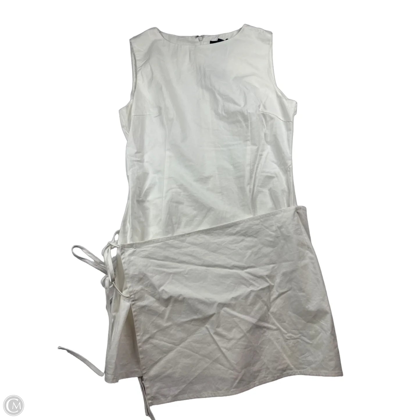 Dress Party Short By Clothes Mentor In Cream, Size: L