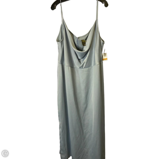 Dress Party Midi By Taylor In Blue, Size: 24