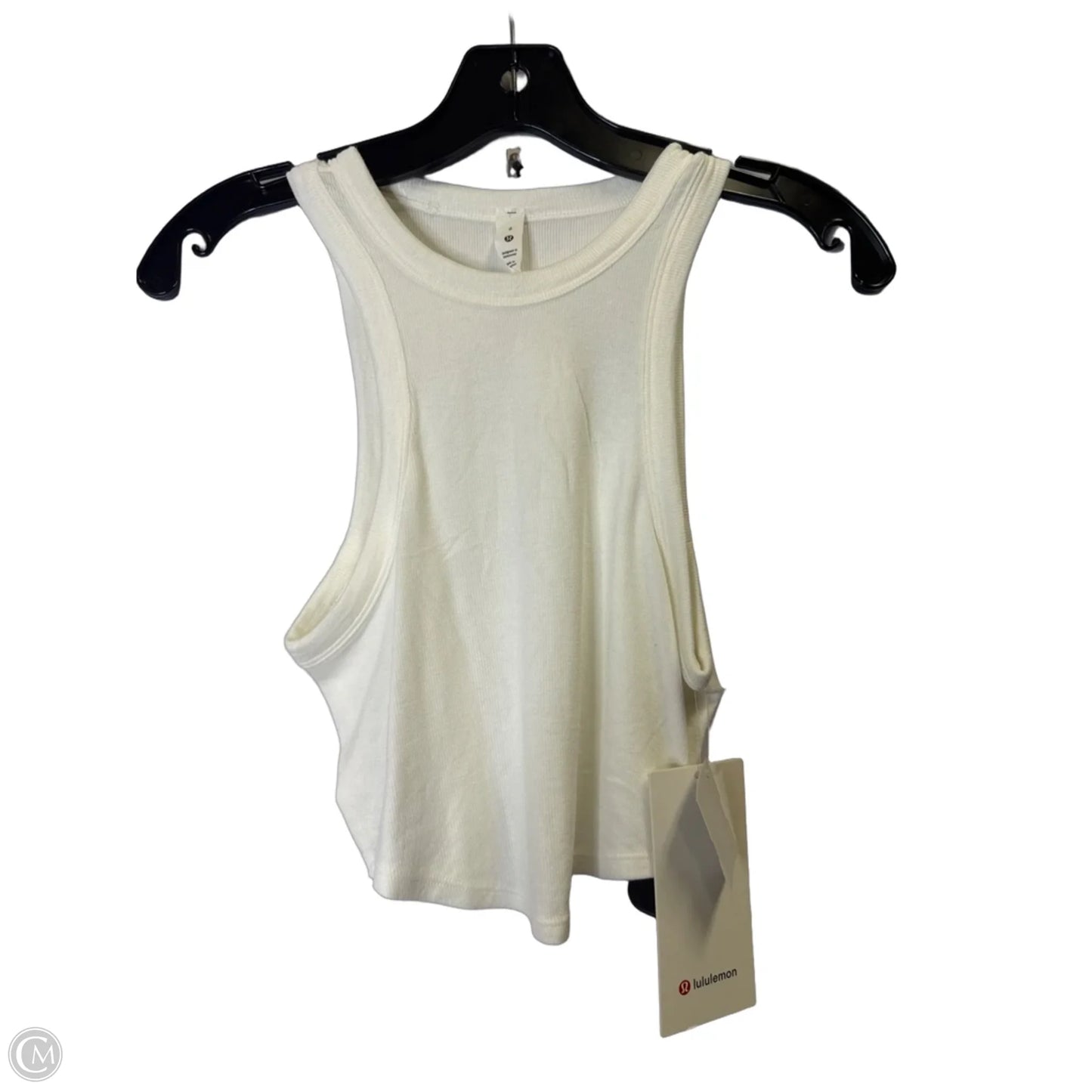 Athletic Tank Top By Lululemon In White, Size: 6