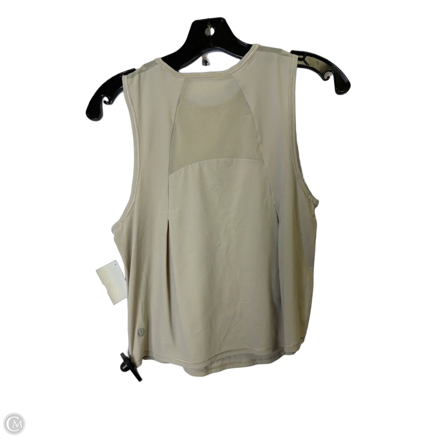 Athletic Tank Top By Lululemon In Tan, Size: S