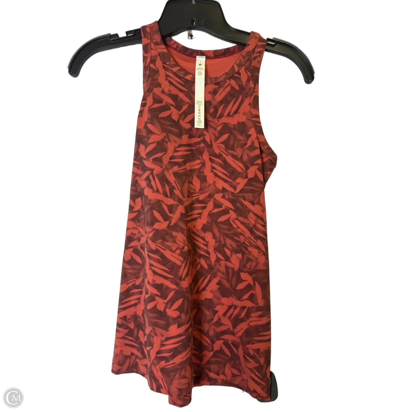 Athletic Tank Top By Lululemon In Red, Size: 4