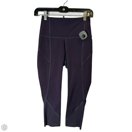 Athletic Leggings Capris By Lululemon In Purple, Size: 4