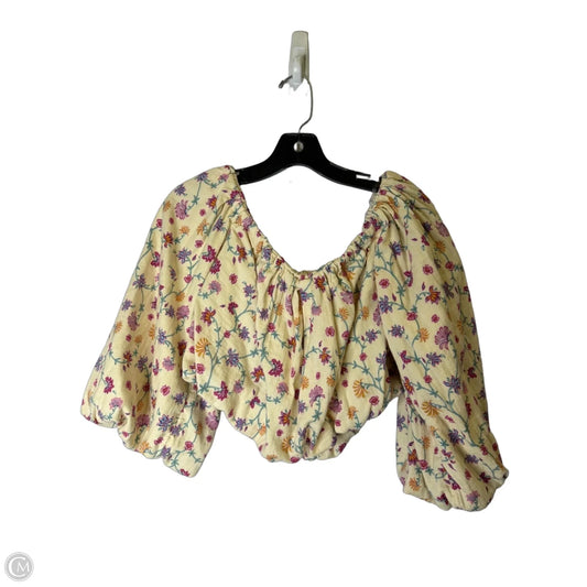 Top Short Sleeve By Future Collective In Floral Print, Size: Xs