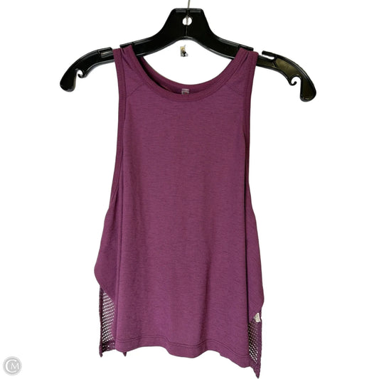 Athletic Tank Top By Free People In Purple, Size: S