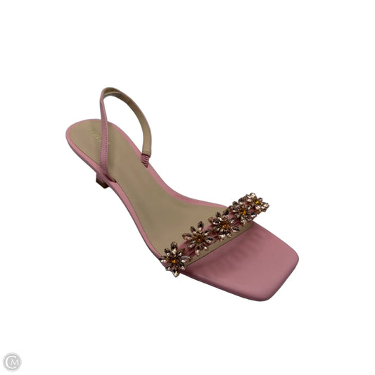 Shoes Heels Kitten By Maeve In Pink, Size: 9