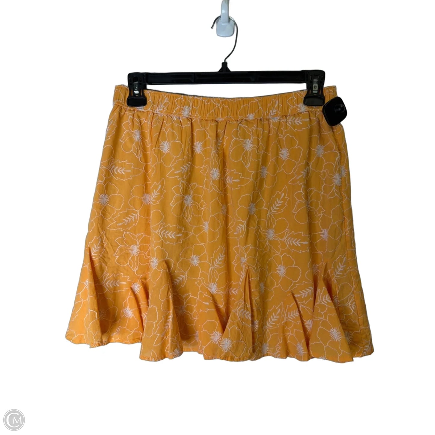 Skirt Midi By Loft In Orange, Size: M