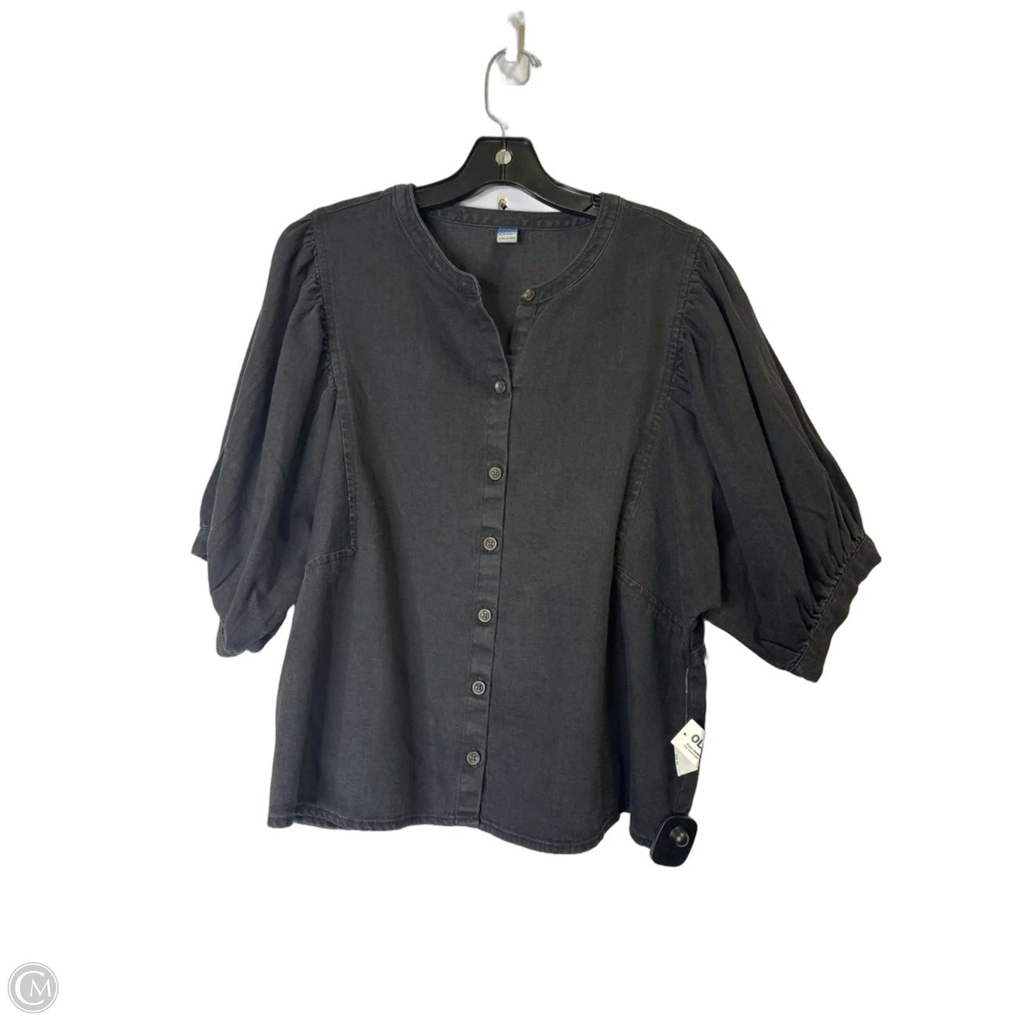 Top Short Sleeve By Old Navy In Black, Size: Xl