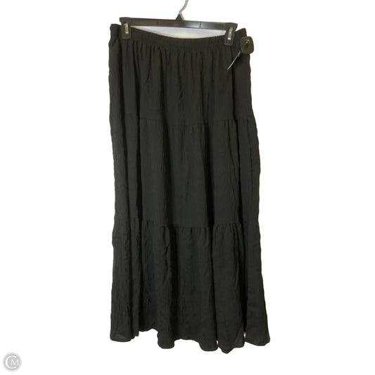 Skirt Maxi By Shein In Black, Size: 1x