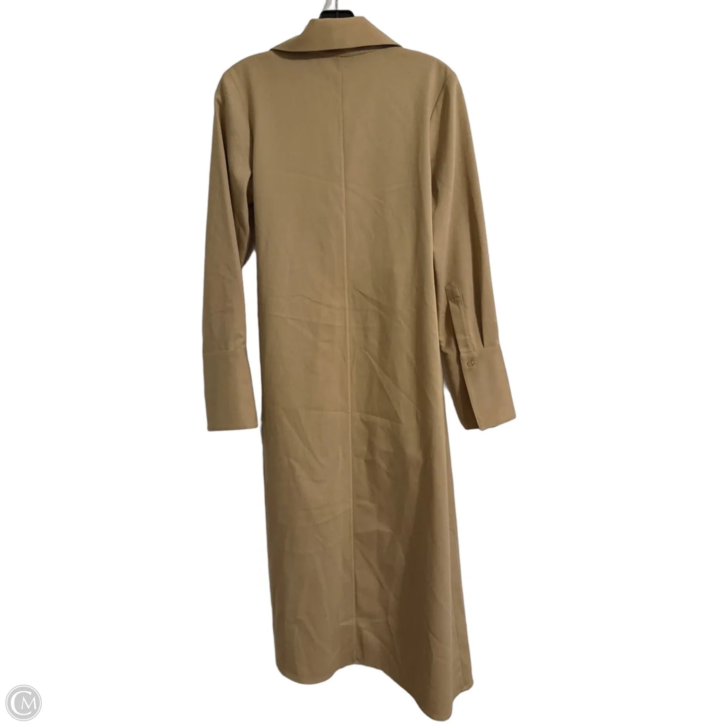 Coat Trench Coat By Cma In Tan, Size: 0