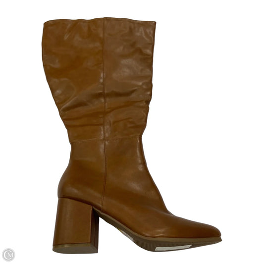 Boots Knee Heels By Lane Bryant In Brown, Size: 11