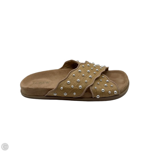 Sandals Flats By J. Crew In Brown, Size: 6.5