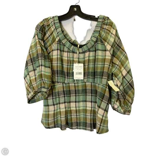 Top Long Sleeve By Free People In Green, Size: L