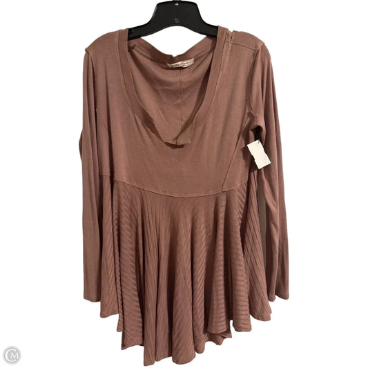 Top Long Sleeve By We The Free In Pink, Size: S