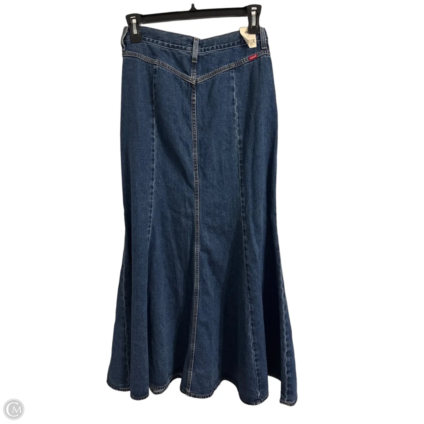 Skirt Maxi By Levis In Blue Denim, Size: 6