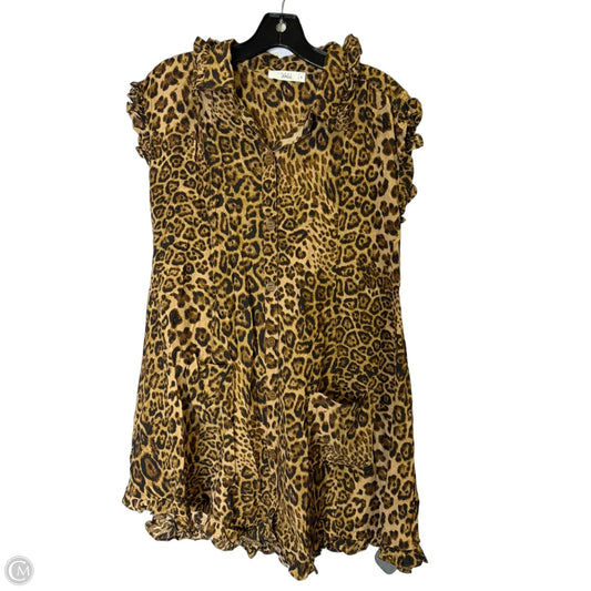 Dress Casual Short By Talulah In Animal Print, Size: S