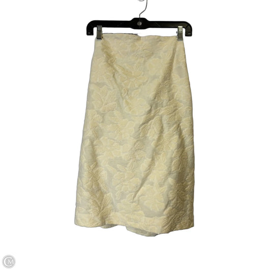 Dress Party Short By Anthropologie In Cream, Size: 8