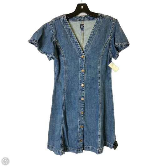 Dress Casual Short By Gap In Blue Denim, Size: S