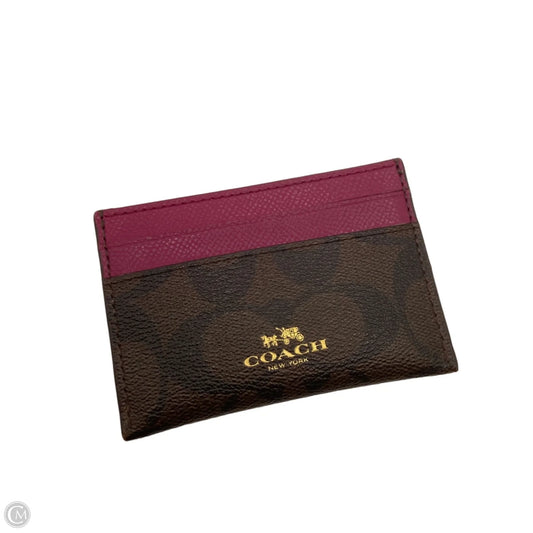 Wallet Designer By Coach, Size: Small