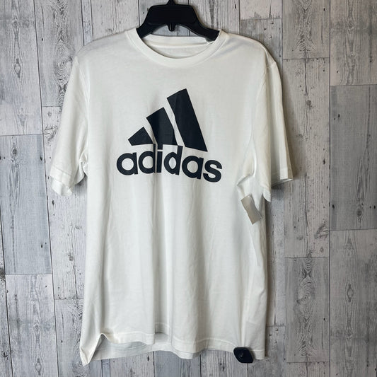 Athletic Top Short Sleeve By Adidas  Size: L