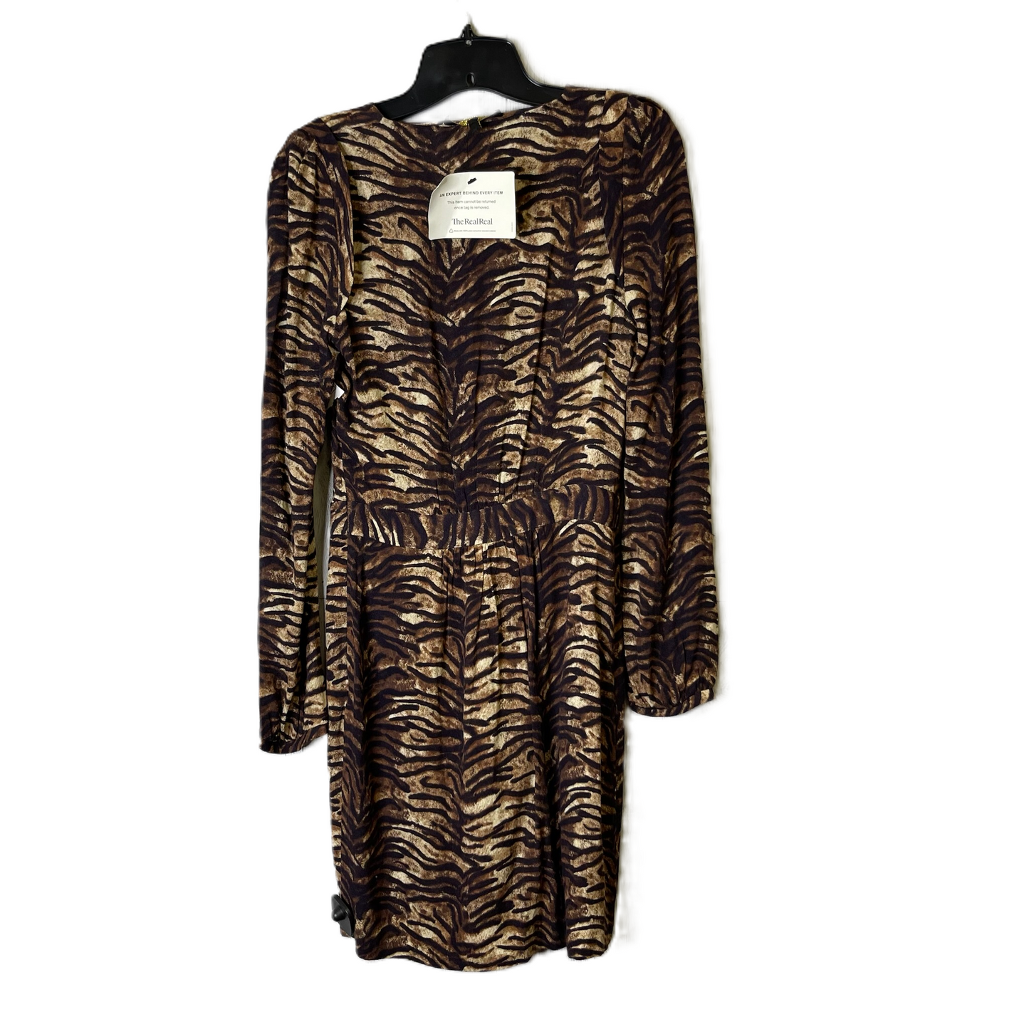 Dress Casual Short By Maje In Animal Print, Size: S