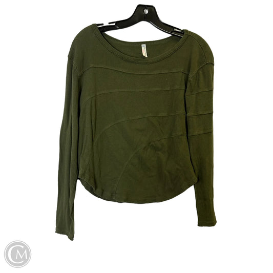 Top Long Sleeve By Free People In Green, Size: Xs
