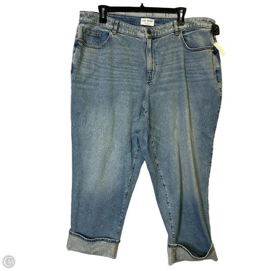 Jeans Boyfriend By Lane Bryant In Blue Denim, Size: 22