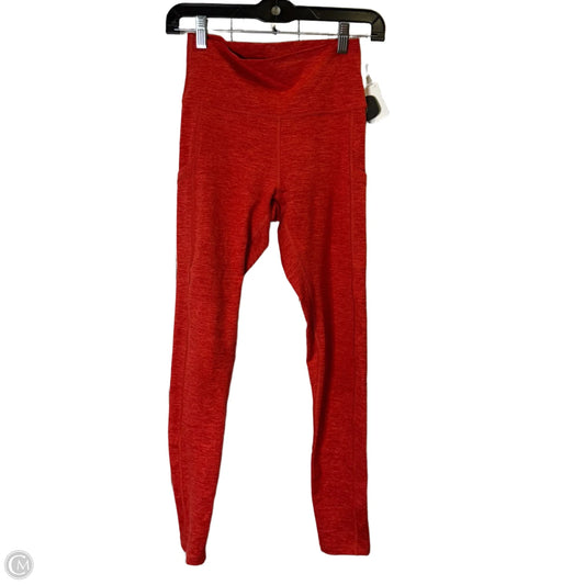 Athletic Leggings By Aerie In Red, Size: M
