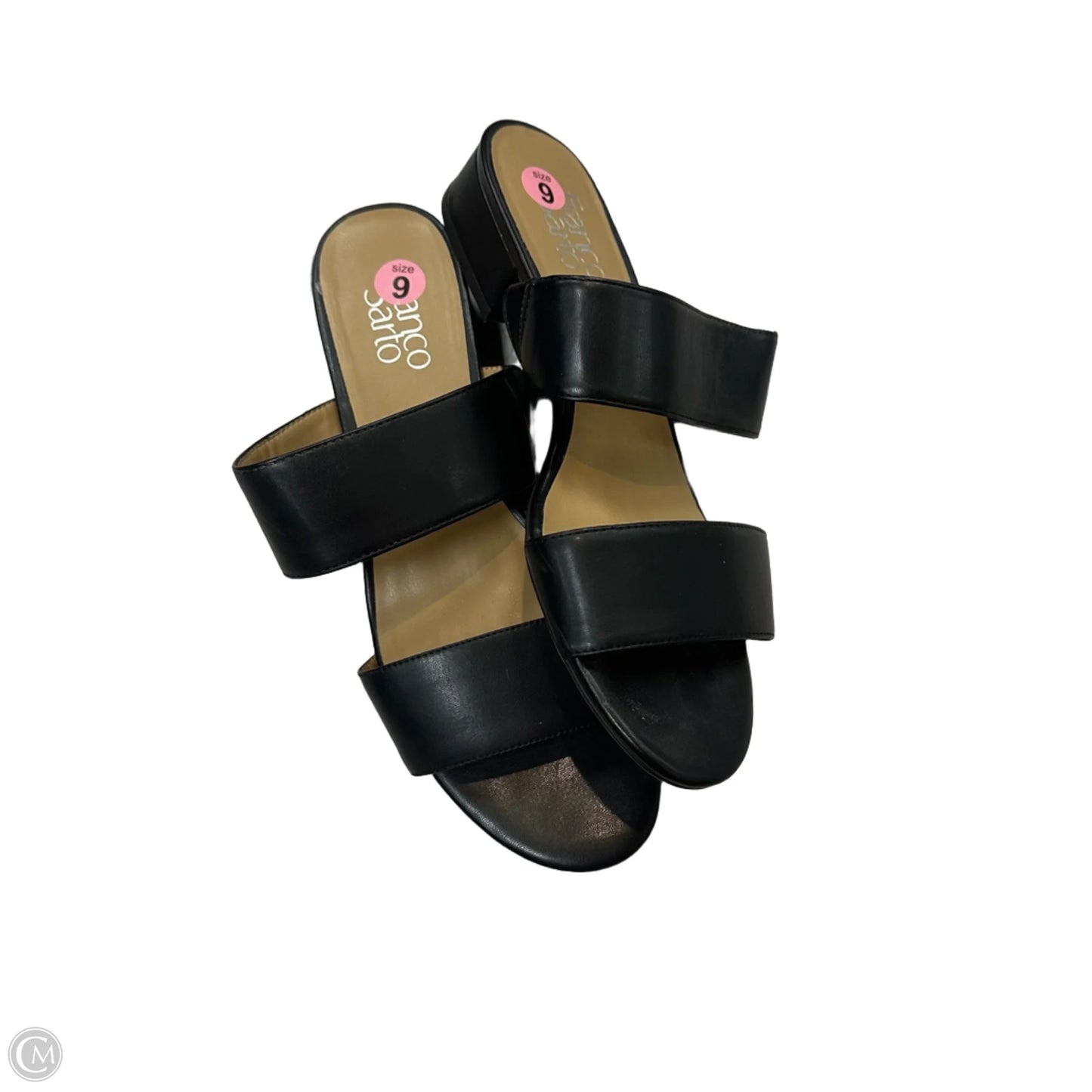 Sandals Flats By Franco Sarto In Black, Size: 9