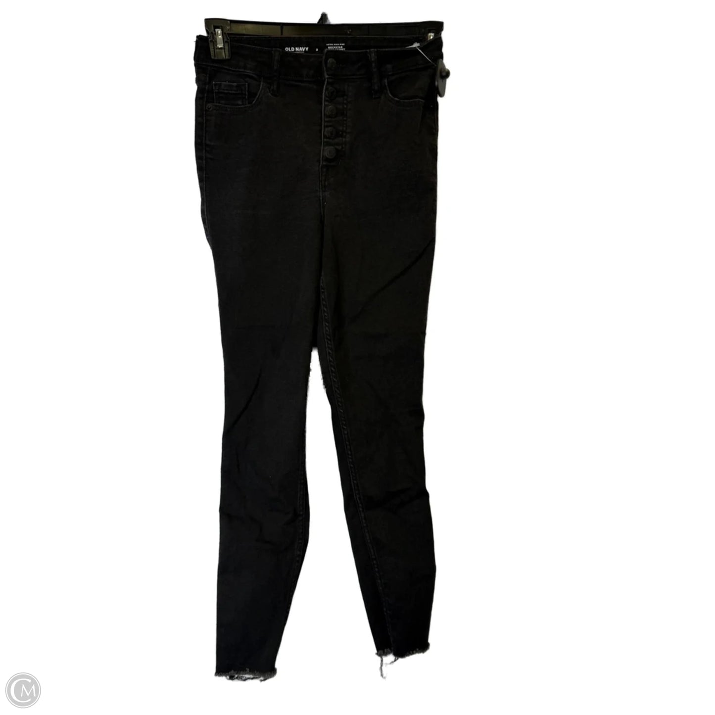 Jeans Skinny By Old Navy In Black Denim, Size: 2