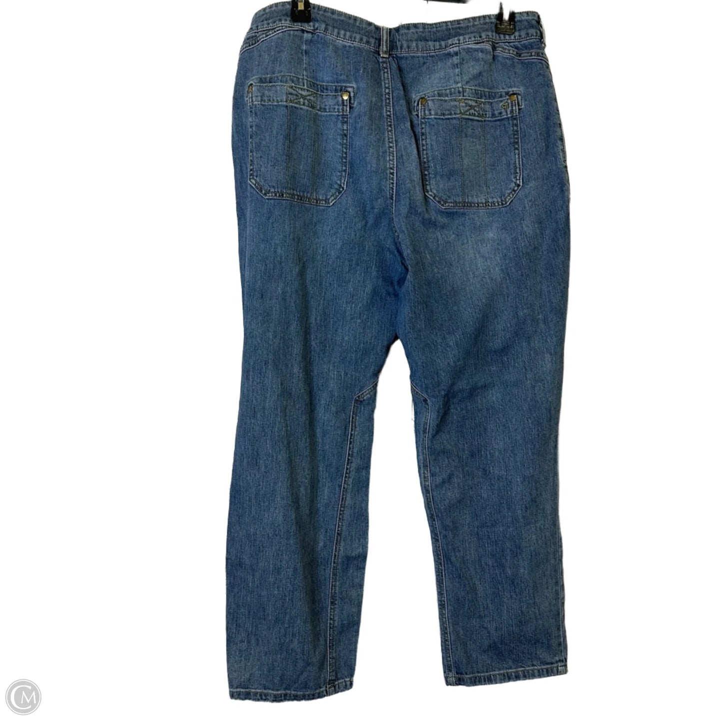 Jeans Straight By Pilcro In Blue Denim, Size: 14