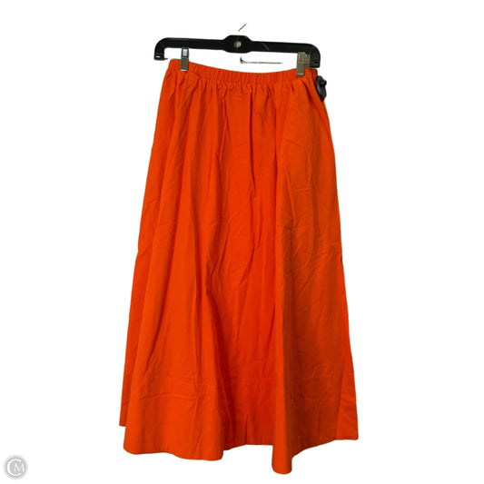 Skirt Midi By Double Zero In Orange, Size: S