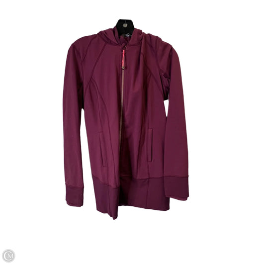 Athletic Jacket By Lululemon In Red, Size: 8