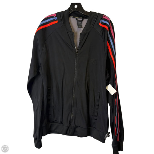 Athletic Jacket By Adidas In Black, Size: Xl