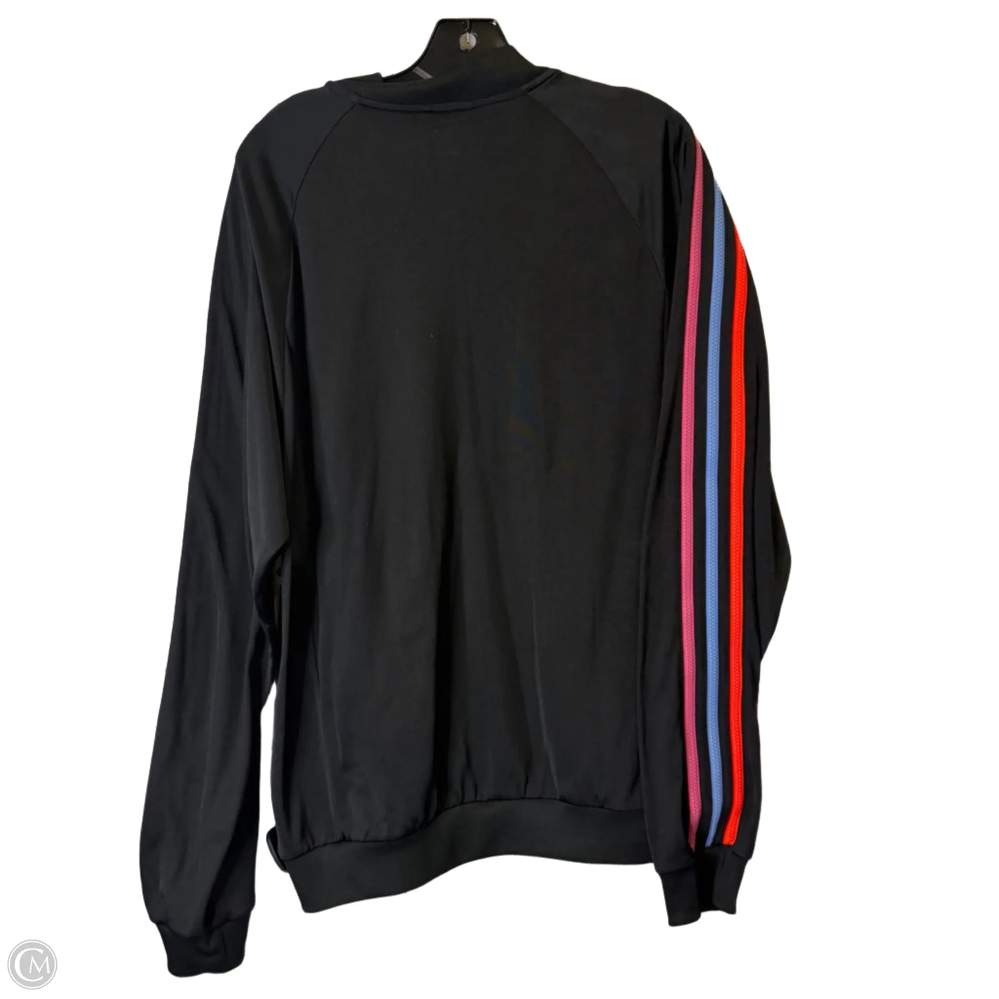 Athletic Jacket By Adidas In Black, Size: Xl