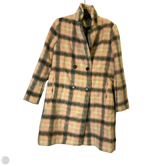 Coat Trench Coat By Loft In Pink, Size: M