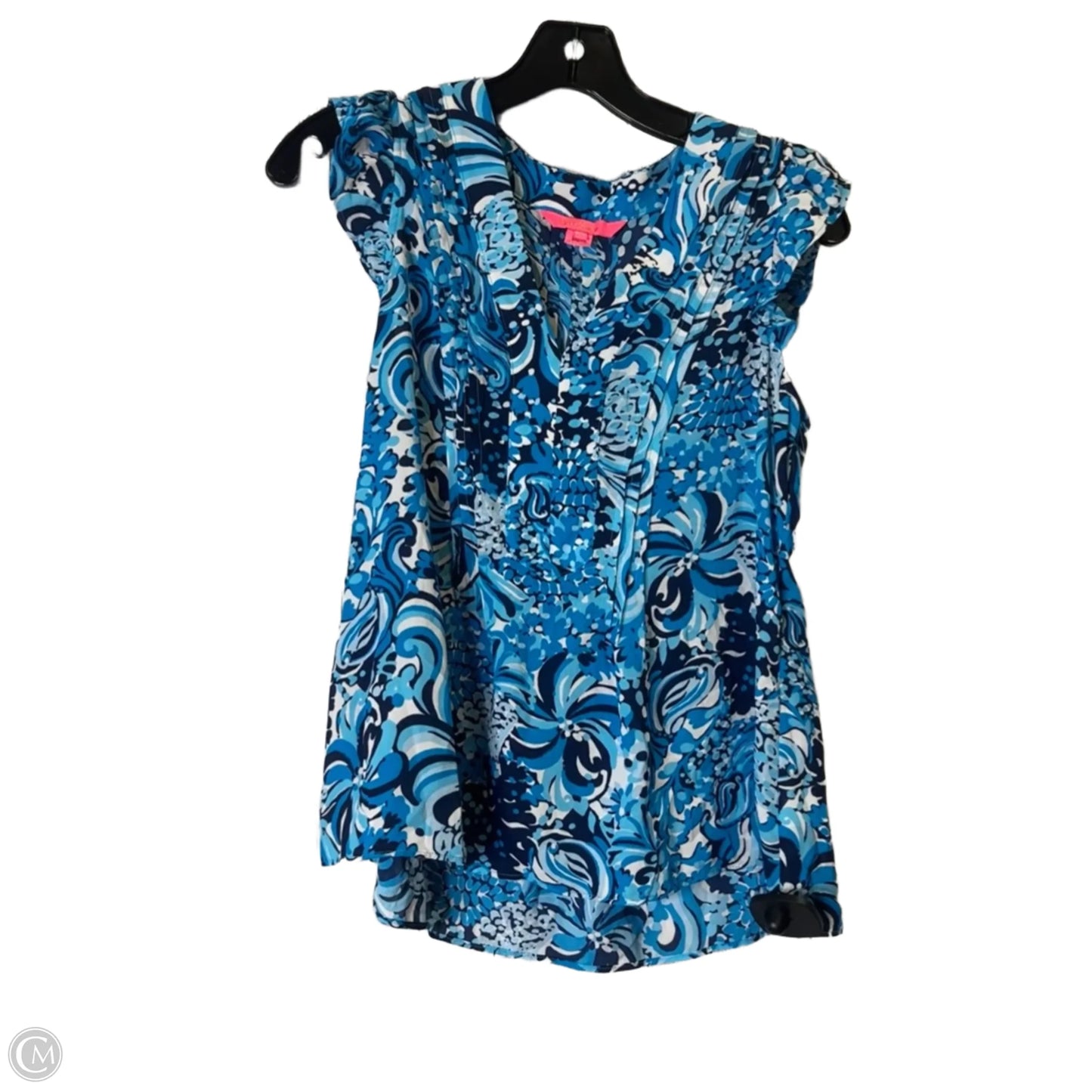Top Sleeveless By Lilly Pulitzer In Blue, Size: Xs