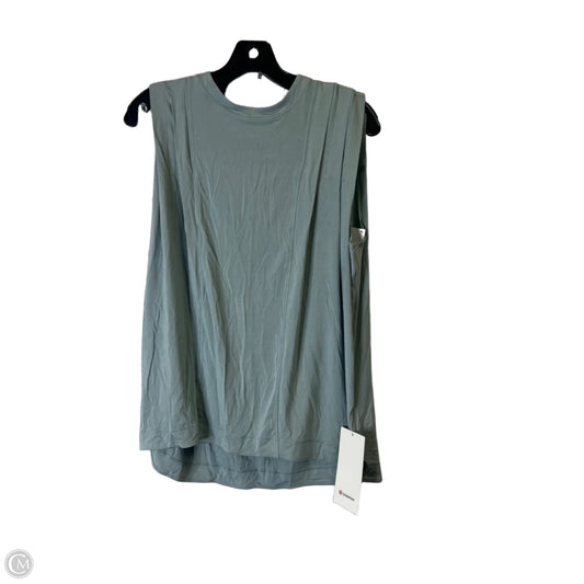 Athletic Tank Top By Lululemon In Green, Size: 4