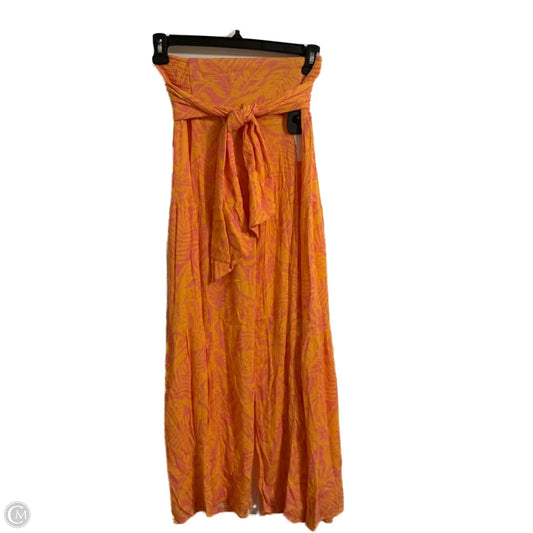 Pants Wide Leg By Clothes Mentor In Orange & Pink, Size: S