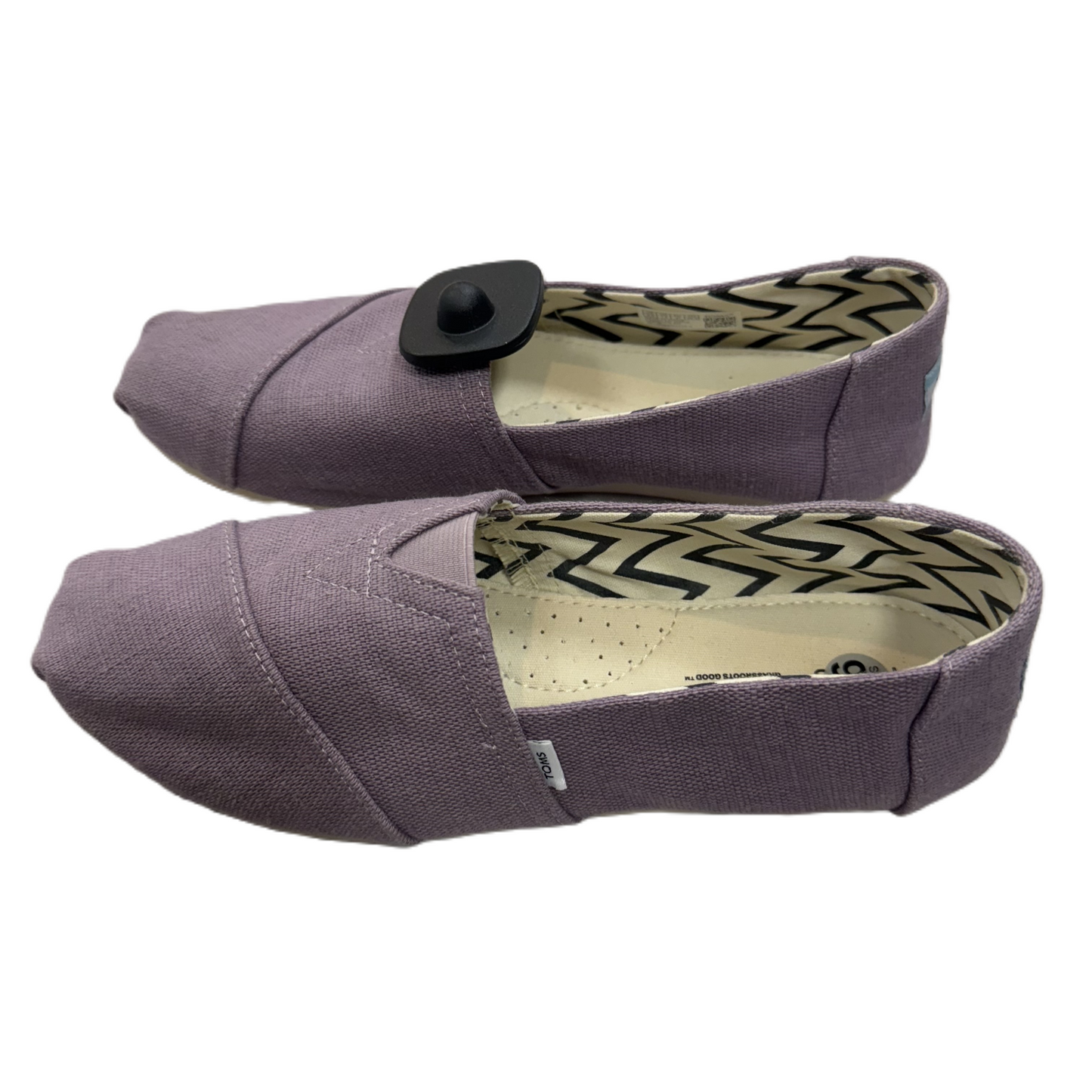 Shoes Flats By Toms In Purple, Size: 9.5