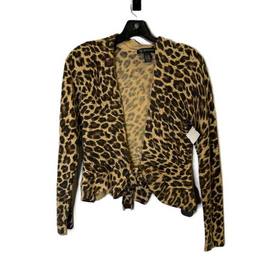 Cardigan By Inc In Animal Print, Size: S