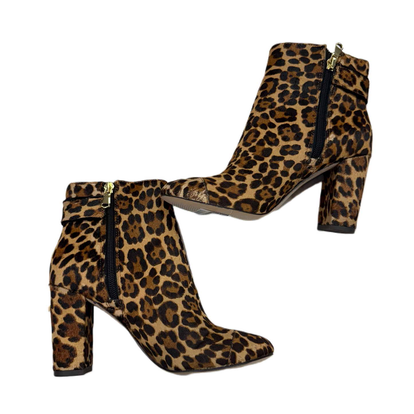 Shoes Heels Block By Ann Taylor In Animal Print, Size: 6