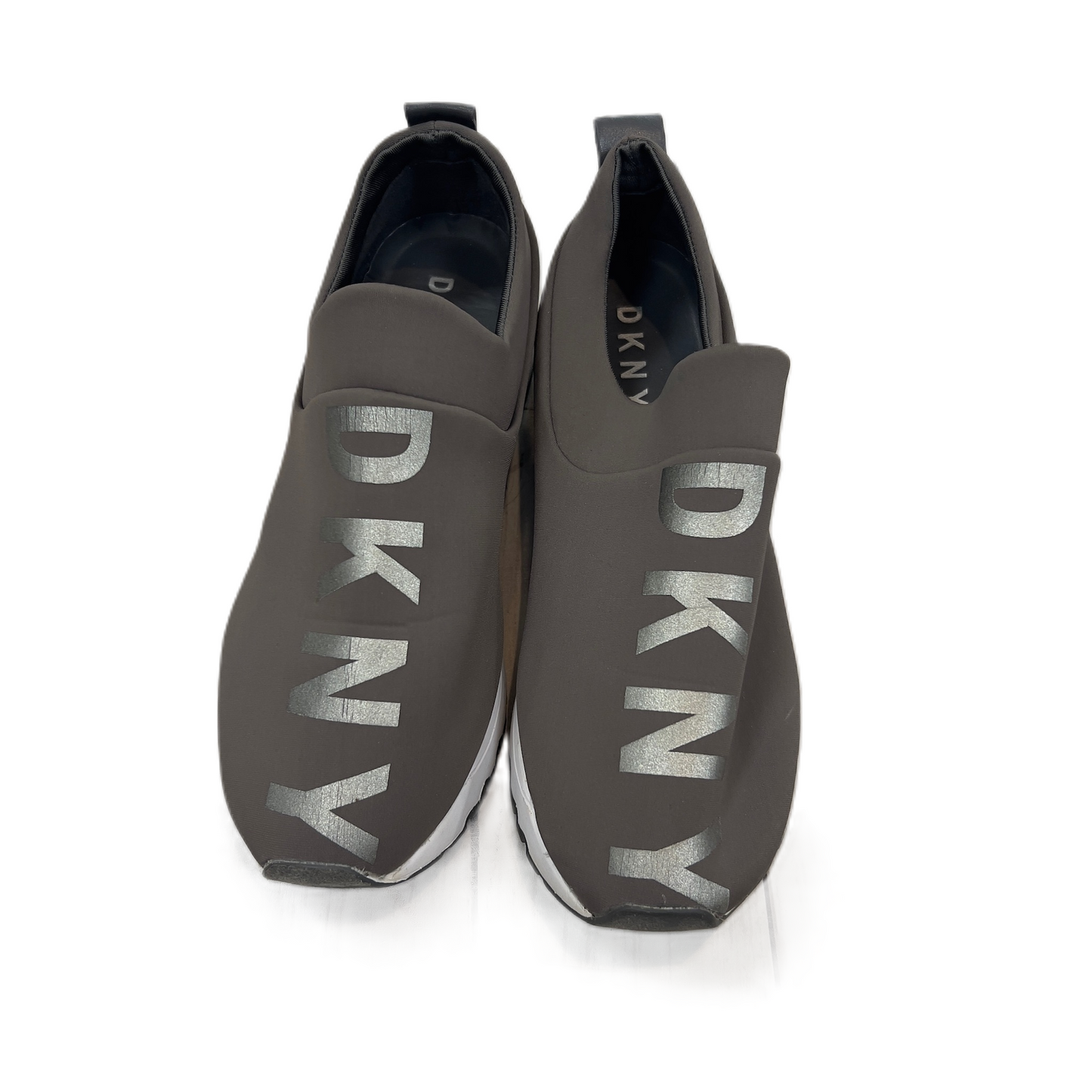 Shoes Sneakers By Dkny In Grey, Size: 5.5