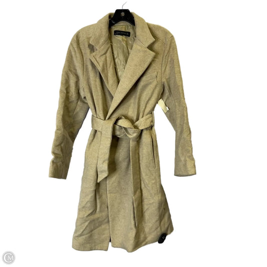 Coat Trench Coat By Zara In Cream, Size: M