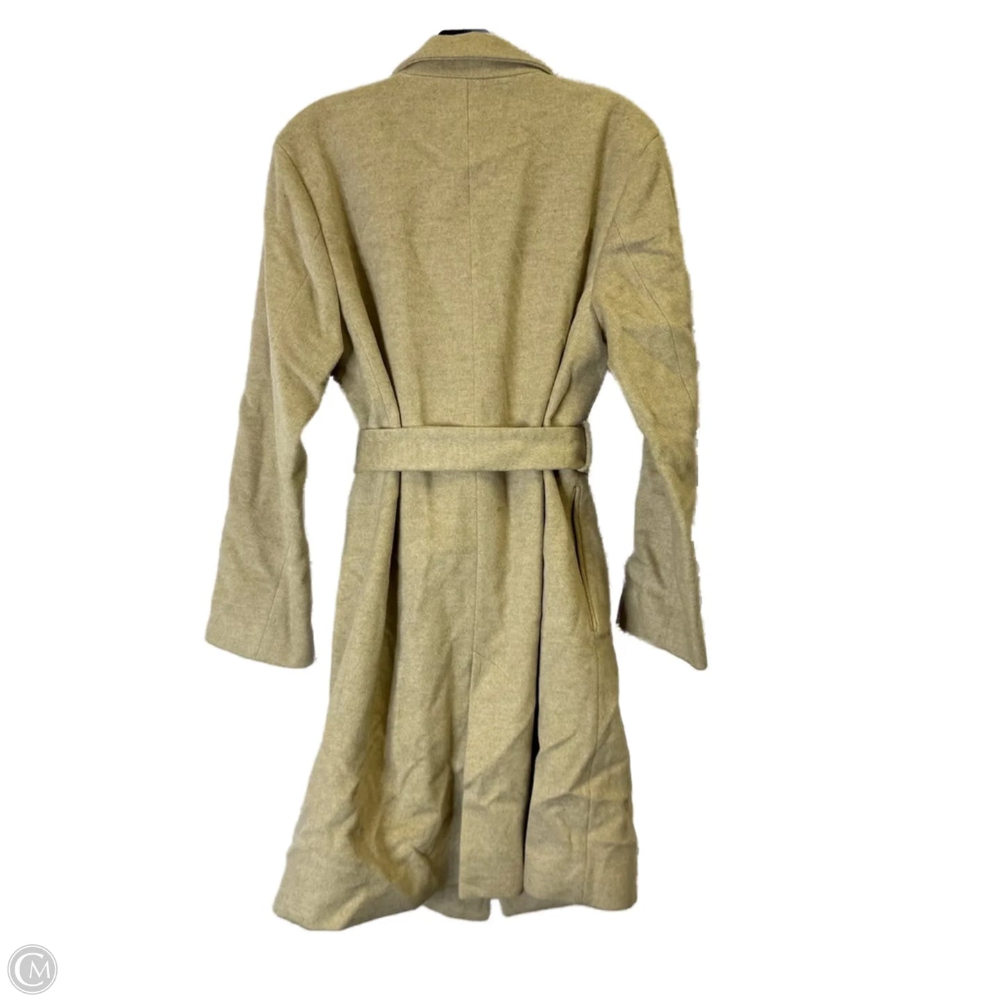 Coat Trench Coat By Zara In Cream, Size: M