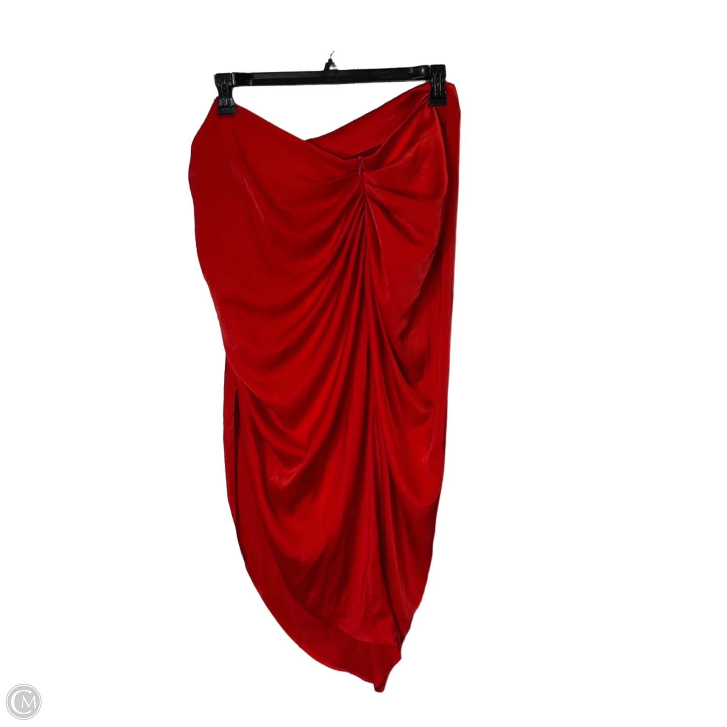 Skirt Maxi By Shein In Red, Size: Xl