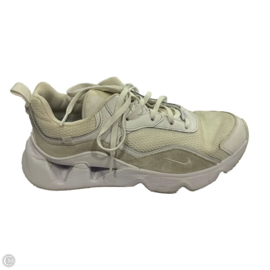 Shoes Athletic By Nike In Cream, Size: 10